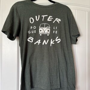 Bella Canvas Dark Green Graphic Tee